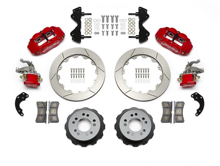 Wilwood Forged Narrow Superlite 4R-MC4 Big Brake Rear Parking Brake Kits 140-14262-R