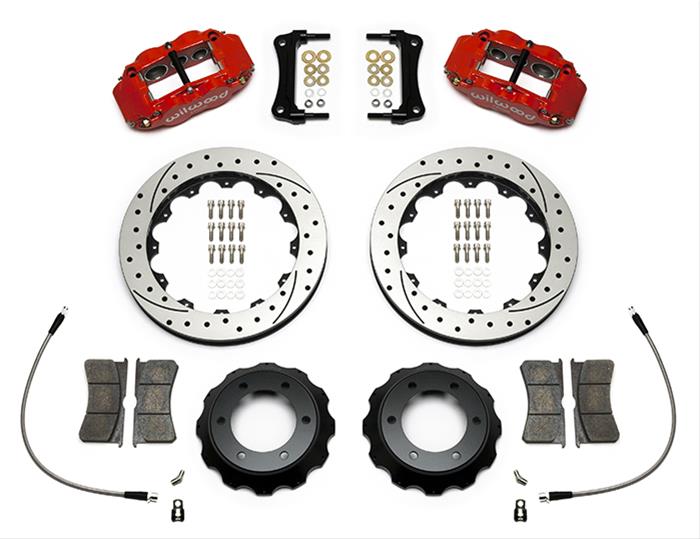 Wilwood Forged Narrow Superlite 6R Big Brake Front Brake Kits 140-14577-DR
