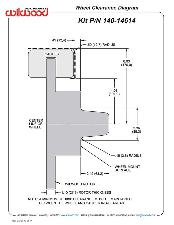 Wilwood Classic Series Dynapro 6 Front Brake Kits 140-14614