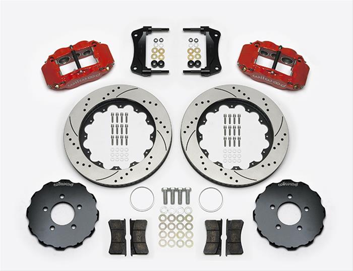 Wilwood Forged Narrow Superlite 6R Big Brake Front Brake Kits 140-14681-DR