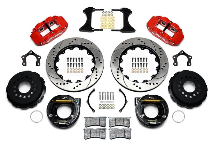 Wilwood Forged Narrow Superlite 4R Big Brake Rear Parking Brake Kits 140-14878-DR