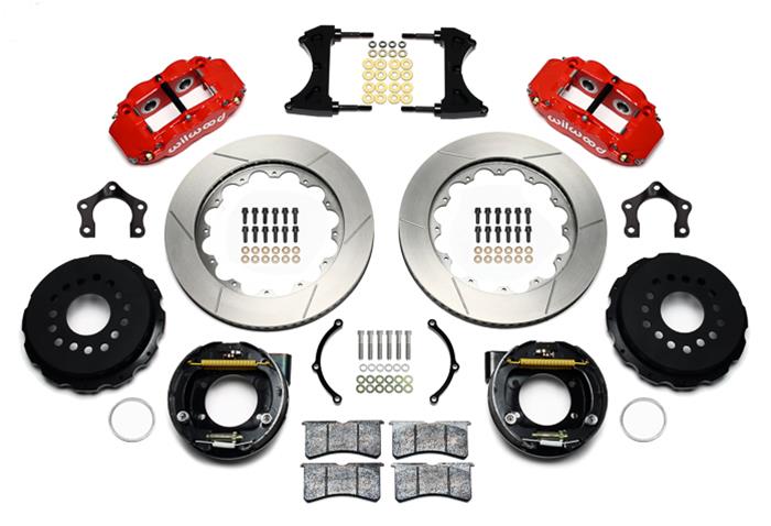 Wilwood Forged Narrow Superlite 4R Big Brake Rear Parking Brake Kits 140-14878-R