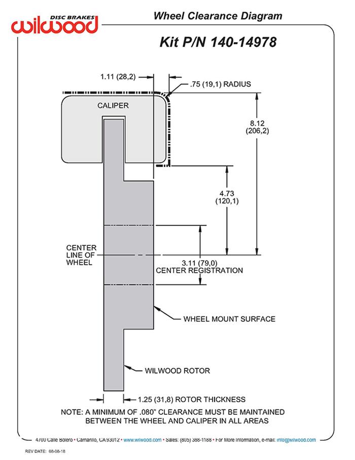 Wilwood AERO6 Racing Big Brake Front Brake Kits 140-14978