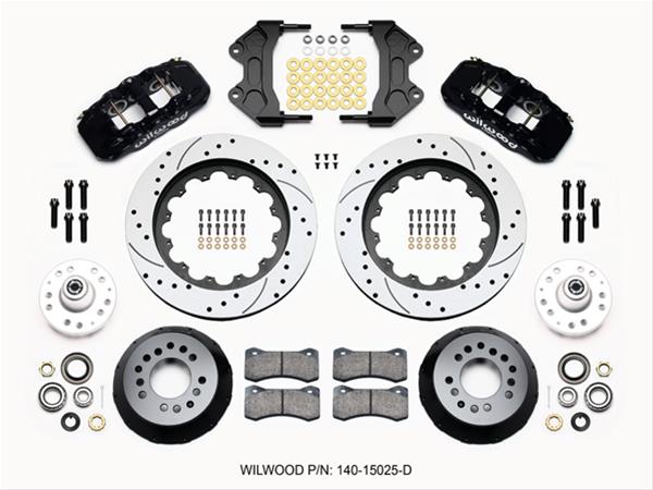Wilwood AERO6 Big Brake Front Brake Kits 140-15025-D