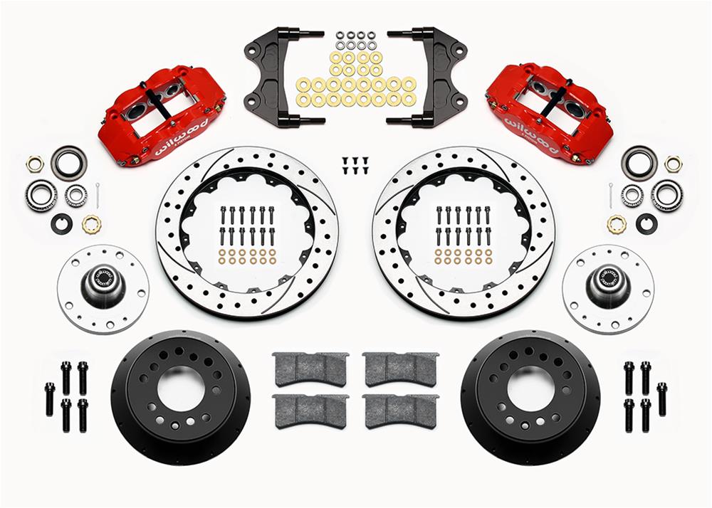 Wilwood Forged Narrow Superlite 6R Big Brake Front Brake Kits 140-15155-DR