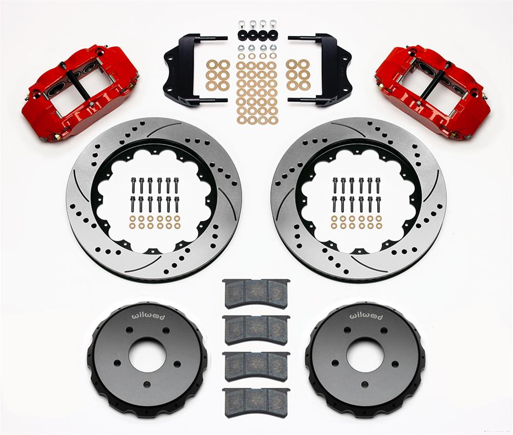 Wilwood Forged Narrow Superlite 6R Dust-Seal Big Brake Front Brake Kits 140-15408-DR