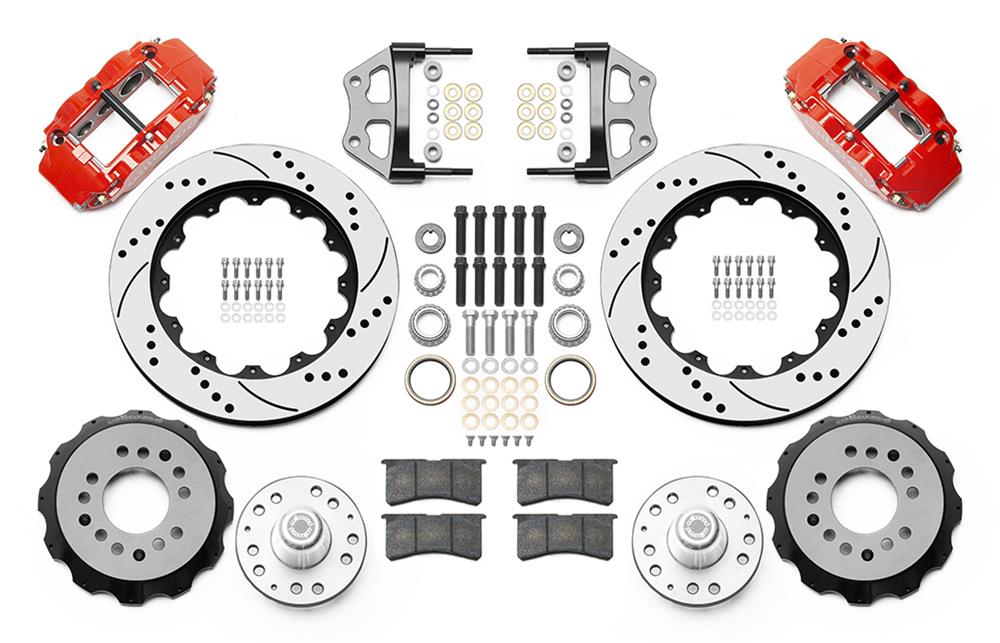 Wilwood Forged Narrow Superlite 6R Big Brake Front Brake Kits 140-15554-DR