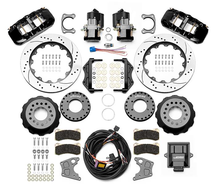Wilwood AERO4 Rear Electronic Parking Brake Kits 140-15846-D