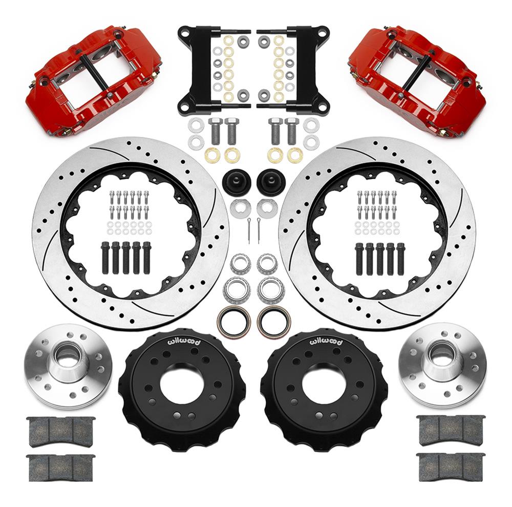 Wilwood Forged Narrow Superlite 6R Big Brake Front Brake Kits 140-15942-DR