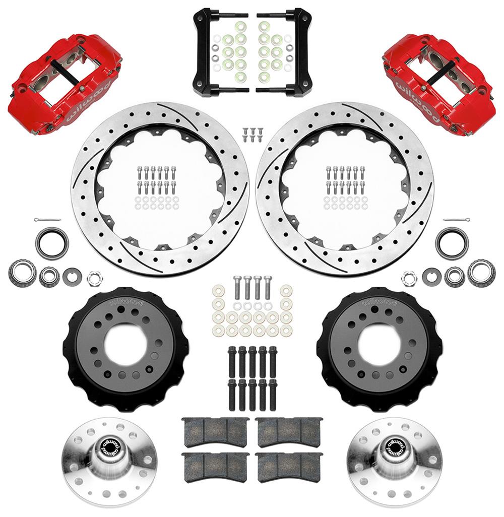 Wilwood Forged Narrow Superlite 6R Big Brake Front Brake Kits 140-15982-DR