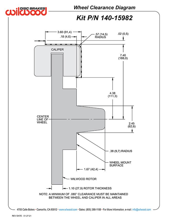 Wilwood Forged Narrow Superlite 6R Big Brake Front Brake Kits 140-15982