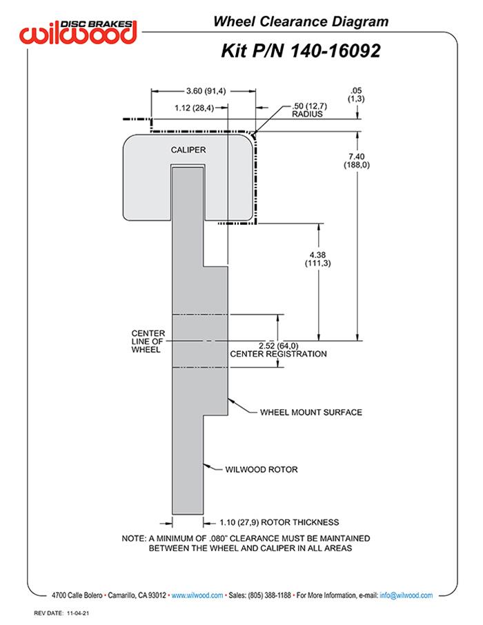 Wilwood Forged Narrow Superlite 6R Big Brake Front Brake Kits 140-16092