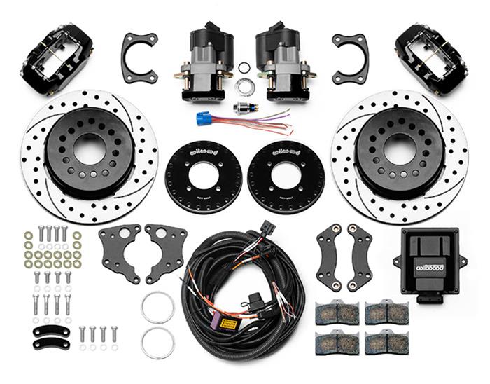 Wilwood Forged Dynalite Rear Electronic Parking Brake Kits 140-16164-D