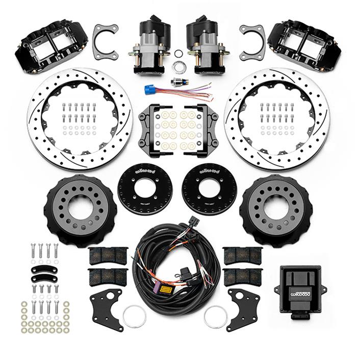 Wilwood Forged Narrow Superlite 4R Big Brake Rear Parking Brake Kits 140-16165-D