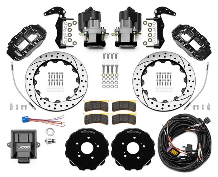 Wilwood Forged Narrow Superlite 4R Big Brake Rear Parking Brake Kits 140-16347-D