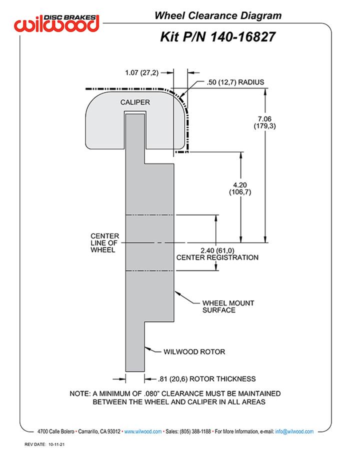 Wilwood Forged DynaPro 6 Big Brake Front Brake Kits 140-16827-D