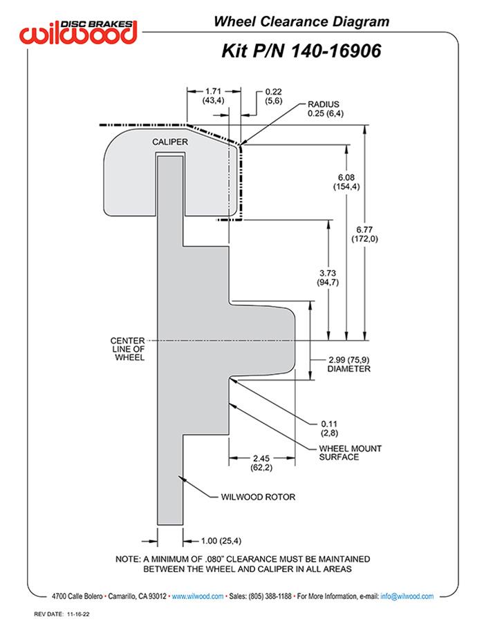 Wilwood Classic Series Dynalite Front Brake Kits 140-16906