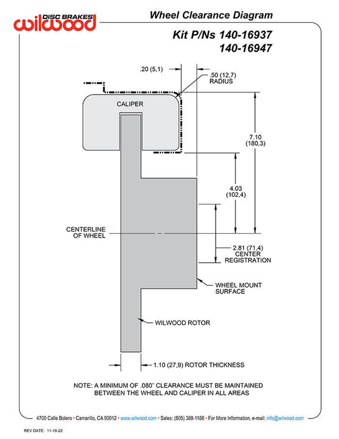 Wilwood Forged Narrow Superlite 4R Big Brake Front Brake Kits 140-16937-D