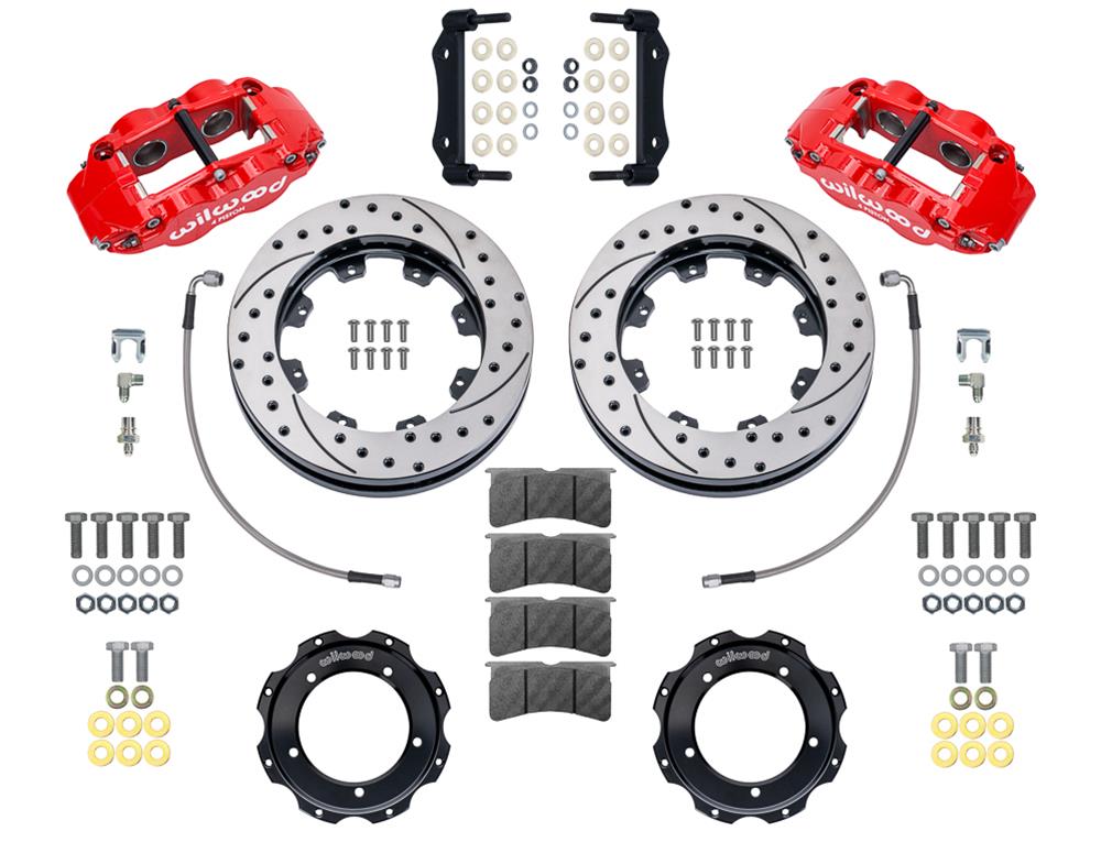 Wilwood Forged Narrow Superlite 4R Big Brake Front Brake Kits 140-16947-DR
