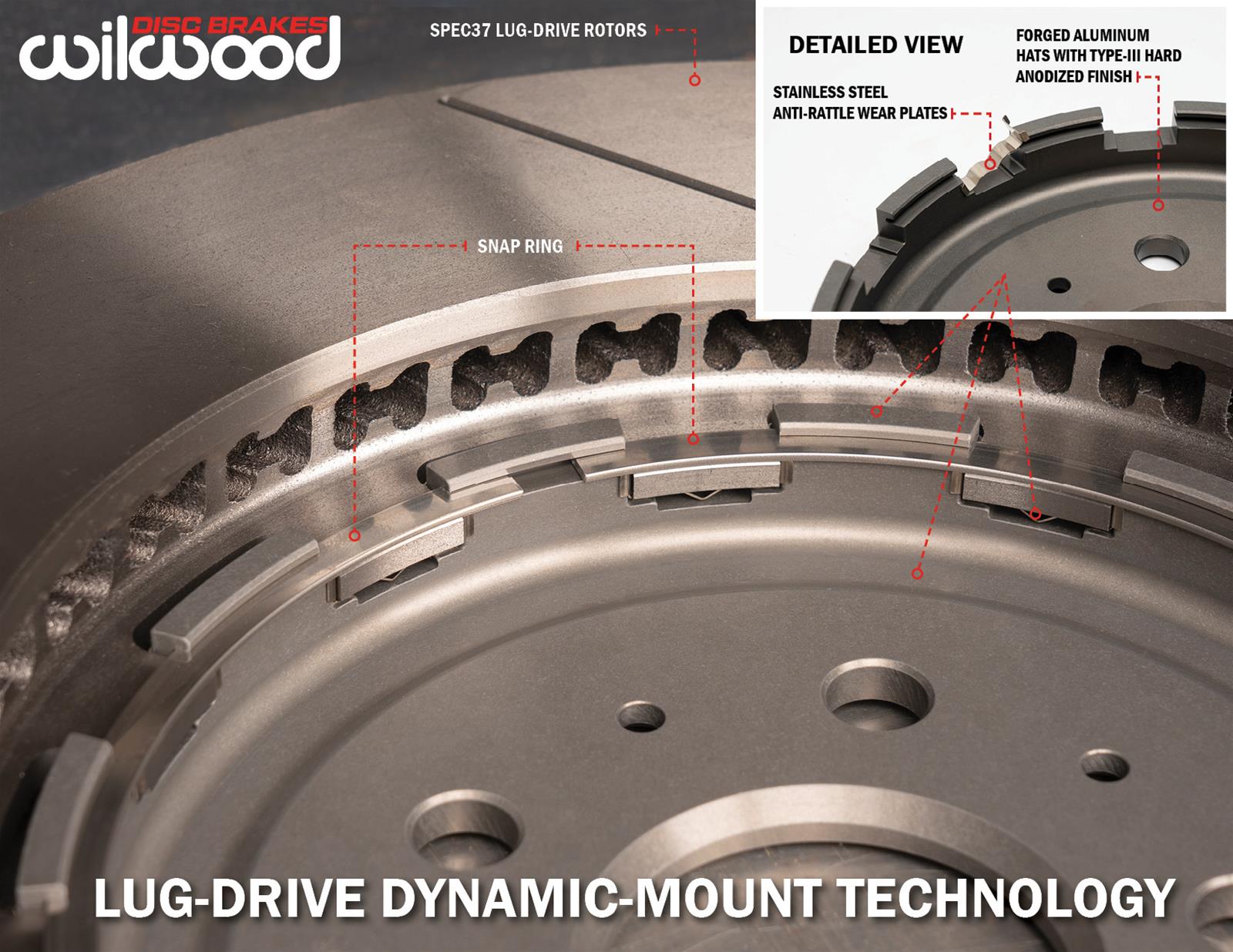 Wilwood AERO4 Rear Electronic Parking Brake Kits 140-17009-D