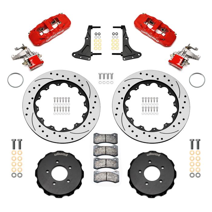 Wilwood AERO4-MC4 Big Brake Rear Parking Brake Kits 140-17142-DR