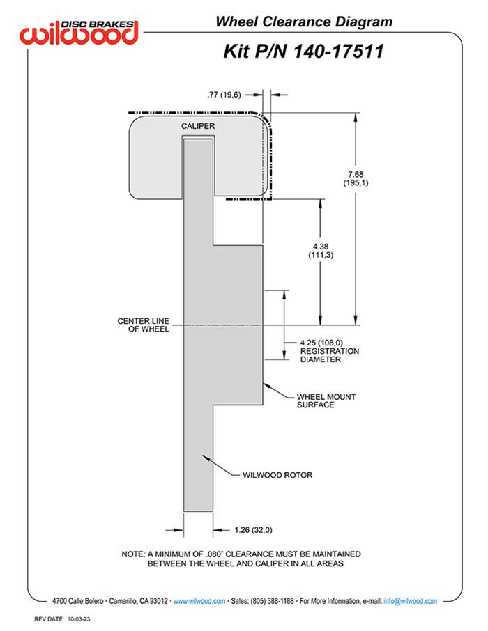 Wilwood AERO6-DM Direct Mount Truck Brake Kits 140-17511-R