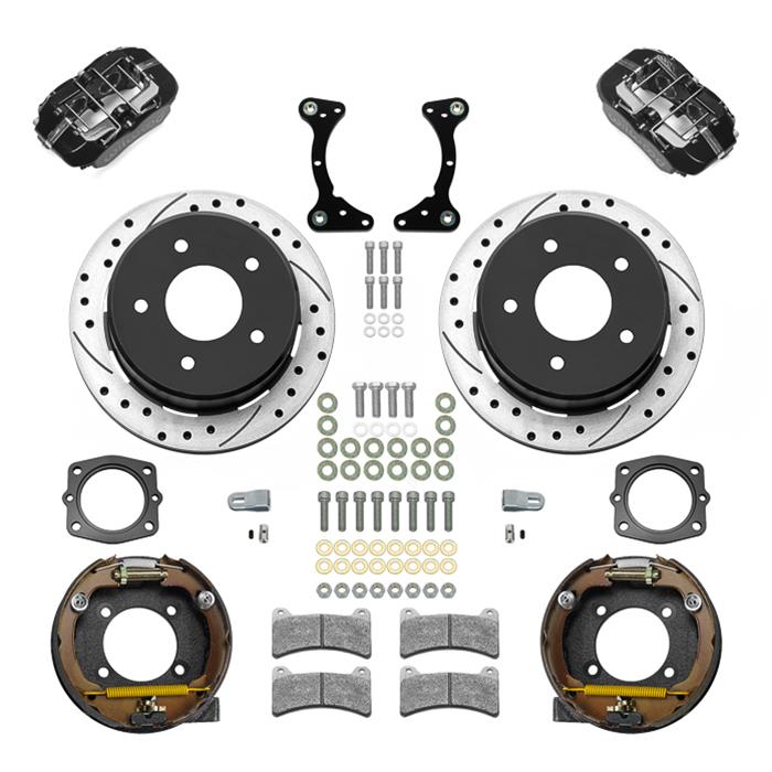 Wilwood Forged Dynalite Rear Drum-to-Disc Brake Kits 140-17541-D