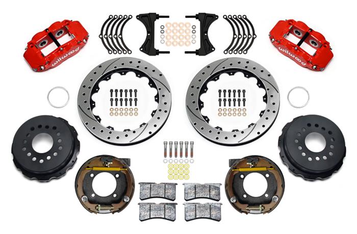 Wilwood Forged Narrow Superlite 4R Big Brake Rear Brake Kits 140-17659-DR