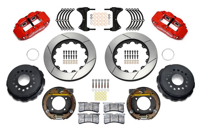 Wilwood Forged Narrow Superlite 4R Big Brake Rear Brake Kits 140-17659-R
