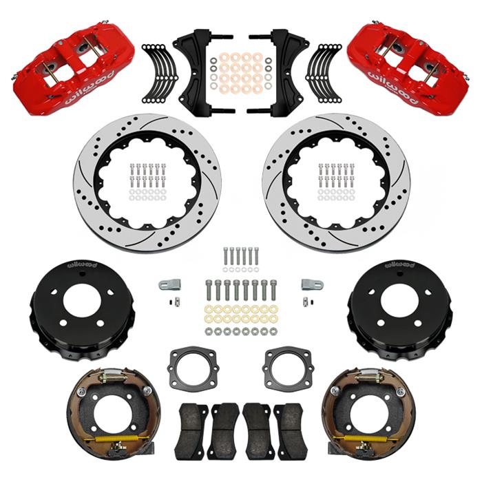 Wilwood AERO4 Big Brake Rear Parking Brake Kits 140-17673-DR