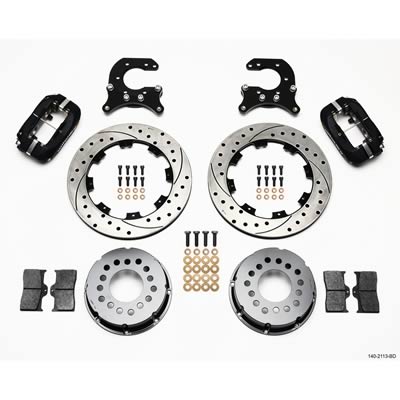 Wilwood Forged Narrow Superlite 4R Big Brake Rear Parking Brake Kits 140-9830-D