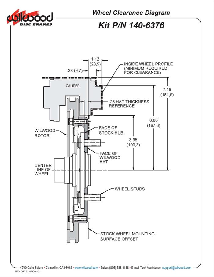 Wilwood Forged Dynalite Big Brake Front Brake Kits 140-6376-R