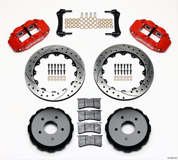 Wilwood Forged Narrow Superlite 4R Big Brake Rear Parking Brake Kits 140-8032-DR