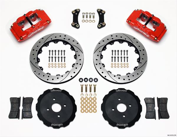 Wilwood Forged Superlite 4 Big Brake Front Disc Brake Kits 140-8335-DR
