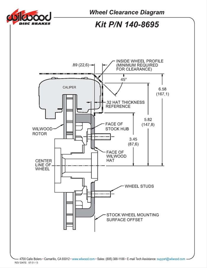 Wilwood Forged Dynalite Big Brake Front Brake Kits 140-8695