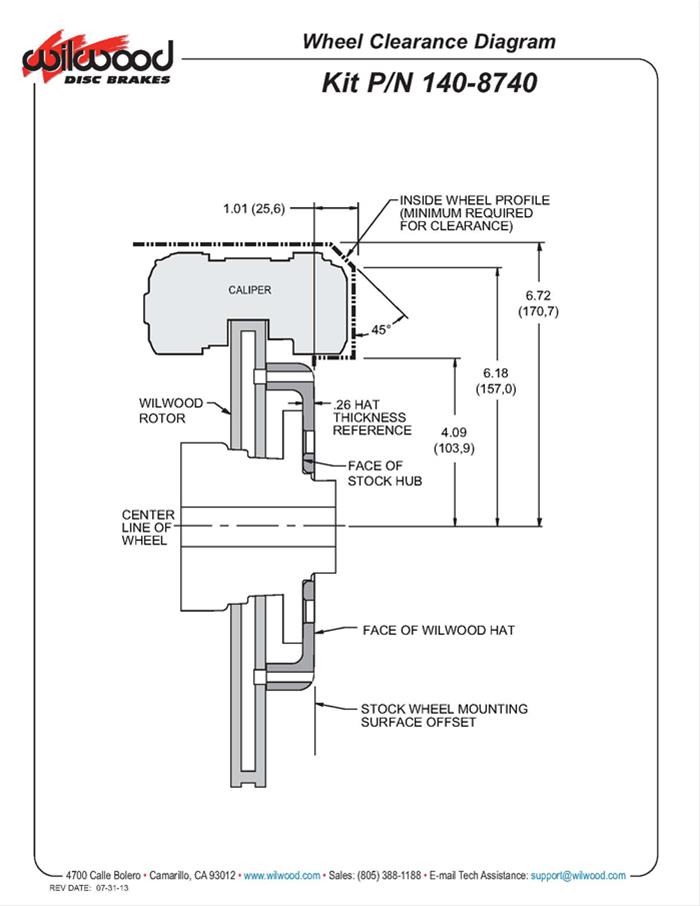 Wilwood Forged Dynalite Pro Series Front Disc Brake Kits 140-8740