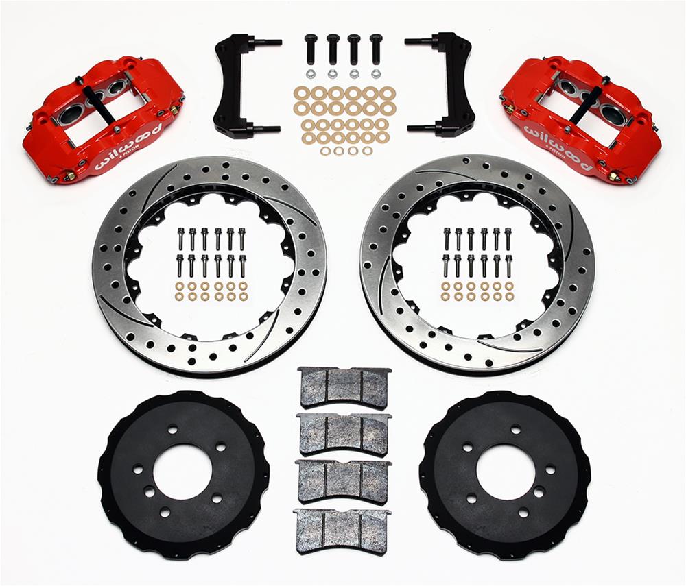 Wilwood Forged Narrow Superlite 6R Big Brake Front Brake Kits 140-8797-DR