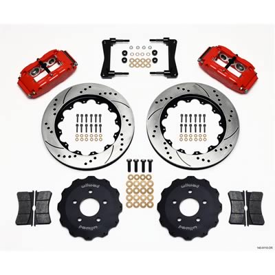 Wilwood Forged Narrow Superlite 6R Big Brake Front Brake Kits 140-9110-DR