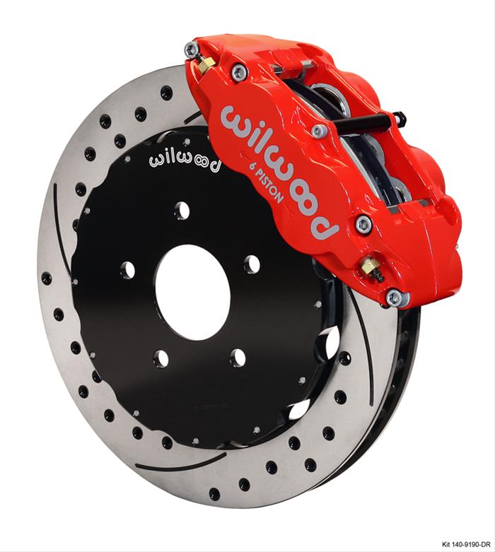 Wilwood Forged Narrow Superlite 6R Big Brake Front Brake Kits 140-9190-DR