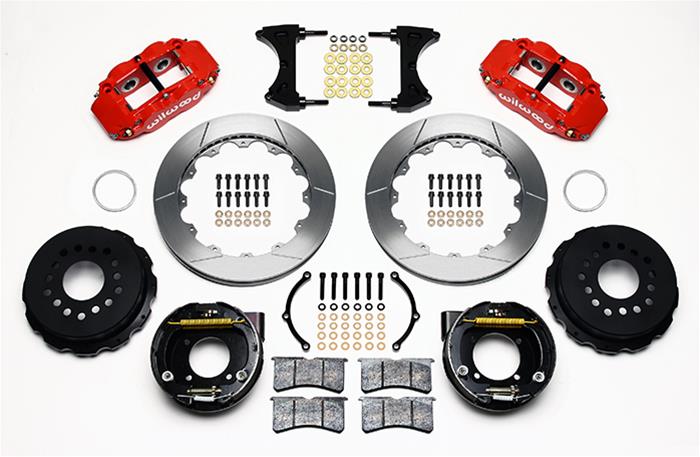 Wilwood Forged Narrow Superlite 4R Big Brake Rear Brake Kits 140-9213-R