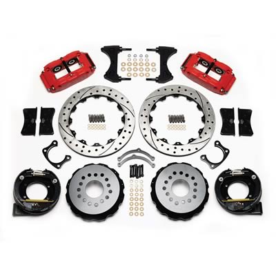 Wilwood Forged Narrow Superlite 4R Big Brake Rear Parking Brake Kits 140-9213-DR