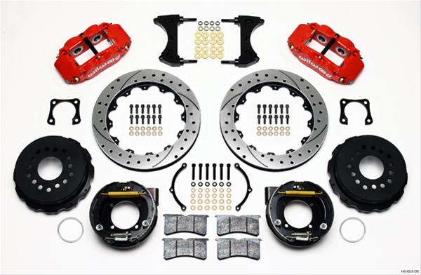 Wilwood Forged Narrow Superlite 4R Big Brake Rear Parking Brake Kits 140-9215-DR