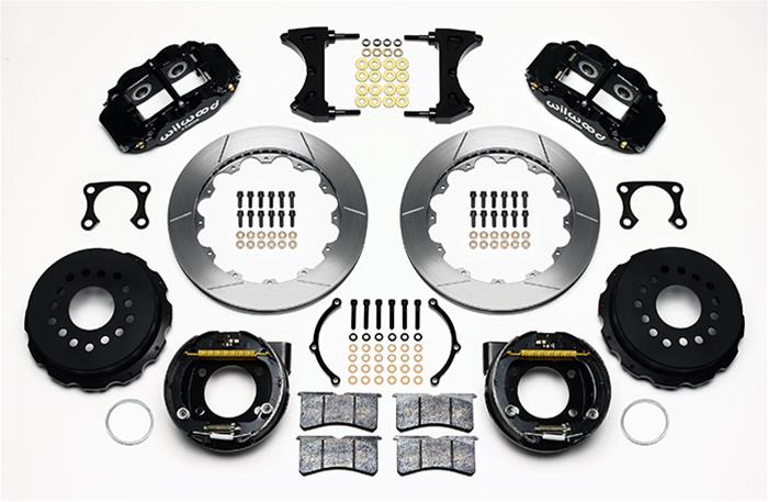 Wilwood Forged Narrow Superlite 4R Big Brake Rear Parking Brake Kits 140-9217