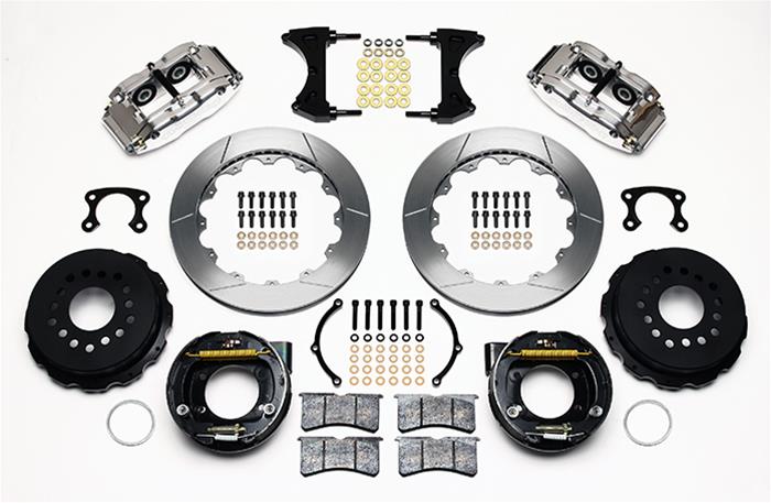 Wilwood Forged Narrow Superlite 4R Big Brake Rear Parking Brake Kits 140-9218-P