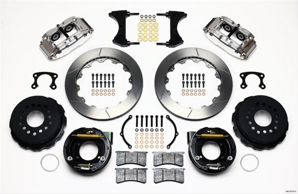 Wilwood Forged Narrow Superlite 4R Big Brake Rear Parking Brake Kits 140-9219-P