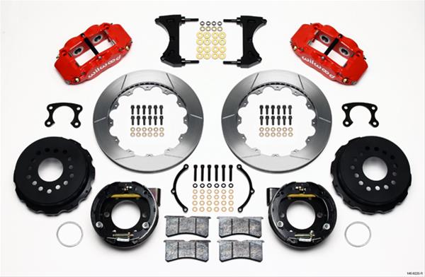 Wilwood Forged Narrow Superlite 4R Big Brake Rear Parking Brake Kits 140-9220-R