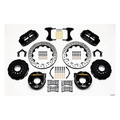 Wilwood Forged Narrow Superlite 4R Big Brake Rear Parking Brake Kits 140-9222-D