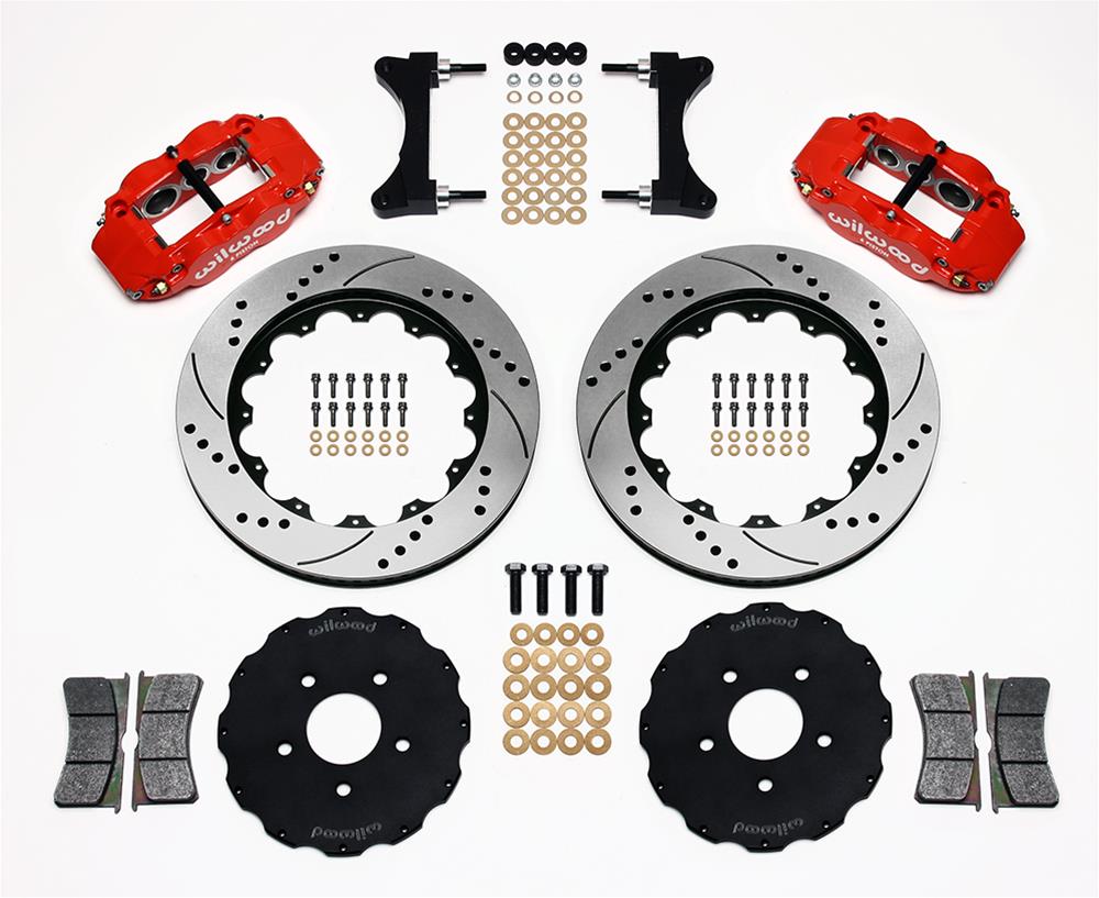 Wilwood Forged Narrow Superlite 6R Big Brake Front Brake Kits 140-9285-DR
