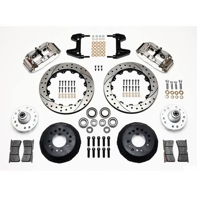 Wilwood Forged Narrow Superlite 6R Big Brake Front Brake Kits 140-9801-DP