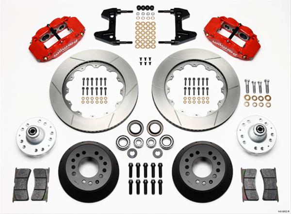 Wilwood Forged Narrow Superlite 6R Big Brake Front Brake Kits 140-9802-R